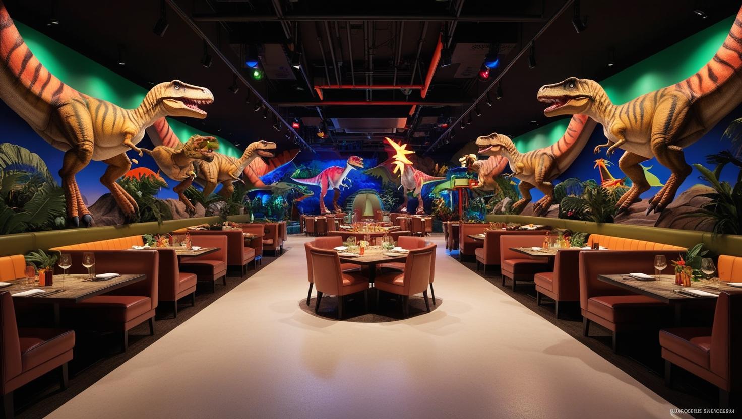 Immersive Themed Dinosaur Restaurant