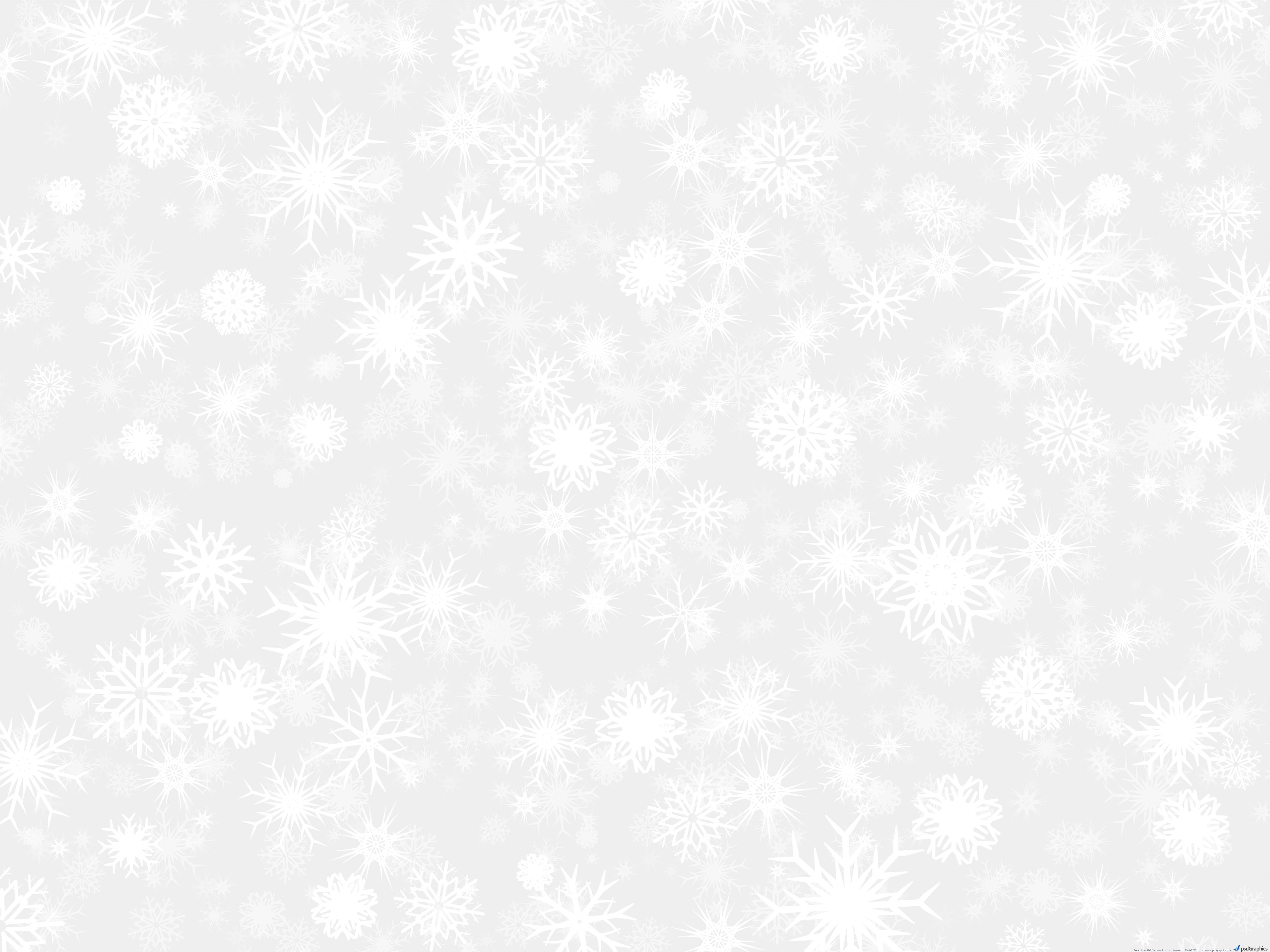White Snow Background
